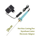 Hot Knife Styrofoam 1Pcs 20CM Pen Cutter CUTS FOAM KT Board WAX Cutting Machine Electronic Voltage Transformer Adaptor Eu plug