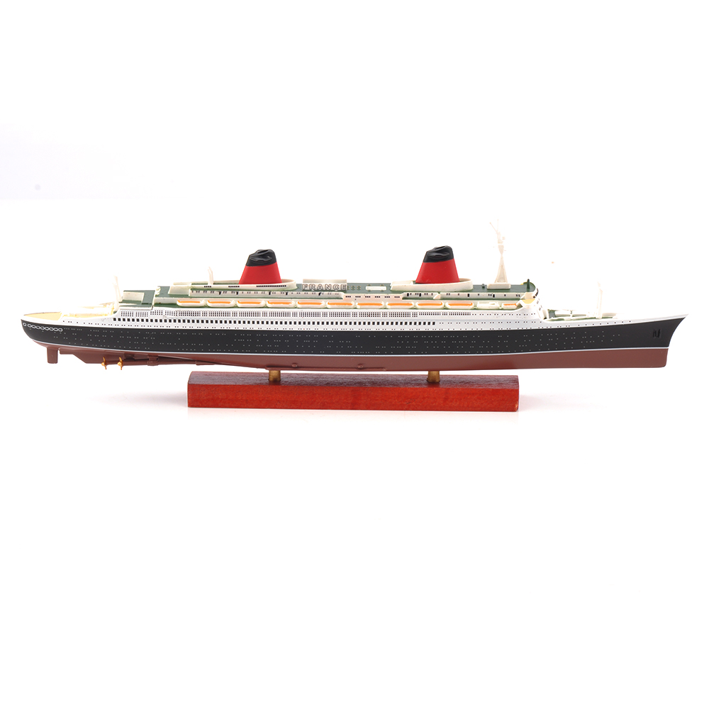 Kid Toys 1/1250 Scale Diecast SS France Hospital Ship Ocean liner Steamship Display Cruise Ship Vehicle Model Collection Gift