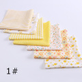 7pcs Floral Pattern Patchwork Cotton Cloth Fabric Home Textile Craft DIY Handmade Craft Sewing Clothing Supplies