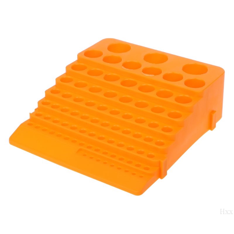 84 Holes Multifunctional Thickened Milling Cutter Reamer Drill Bit Storage Box Tool Accessories Organizer Hxx