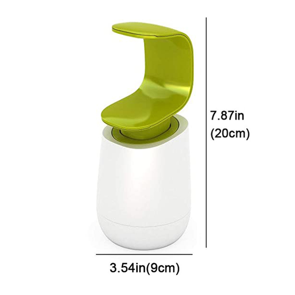 2PCS Liquid Soap Dispenser C Shape Hand Pressing Pump Soap Dispenser Hand Washing Machine Soap Bottle for Bathroom kitchen 300ML