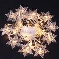 2020 New Christmas Decoration Curtain Snowflake LED String Lights Flashing Lights Curtain Light Waterproof Outdoor Party Lights