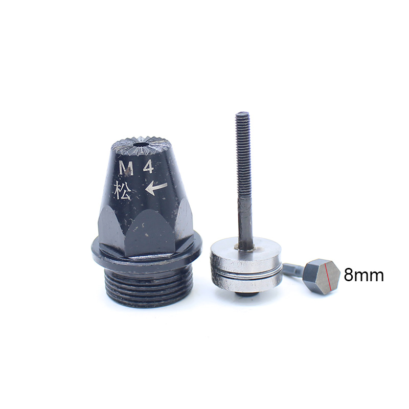 Pneumatic Riveter Parts Accessories of Air Rivet Mouth Tool M4-M10 External Thread 23.62mm Price For 1pc