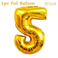 Number 5 balloon