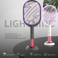 Portable USB Rechargeable Fly Mosquito Racket Mug Killer Fly Swatter Electric Fly Swatter Mosquitoes Killer Bug Zapper Household
