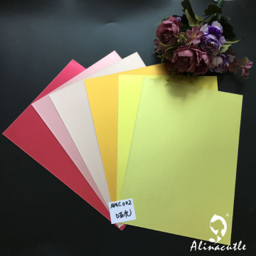 6 colors x 2sheet Cardstock Paper Card Stock Citrus colors Satin A4 250gsm Scrapbooking paper pack craft Alinacraft
