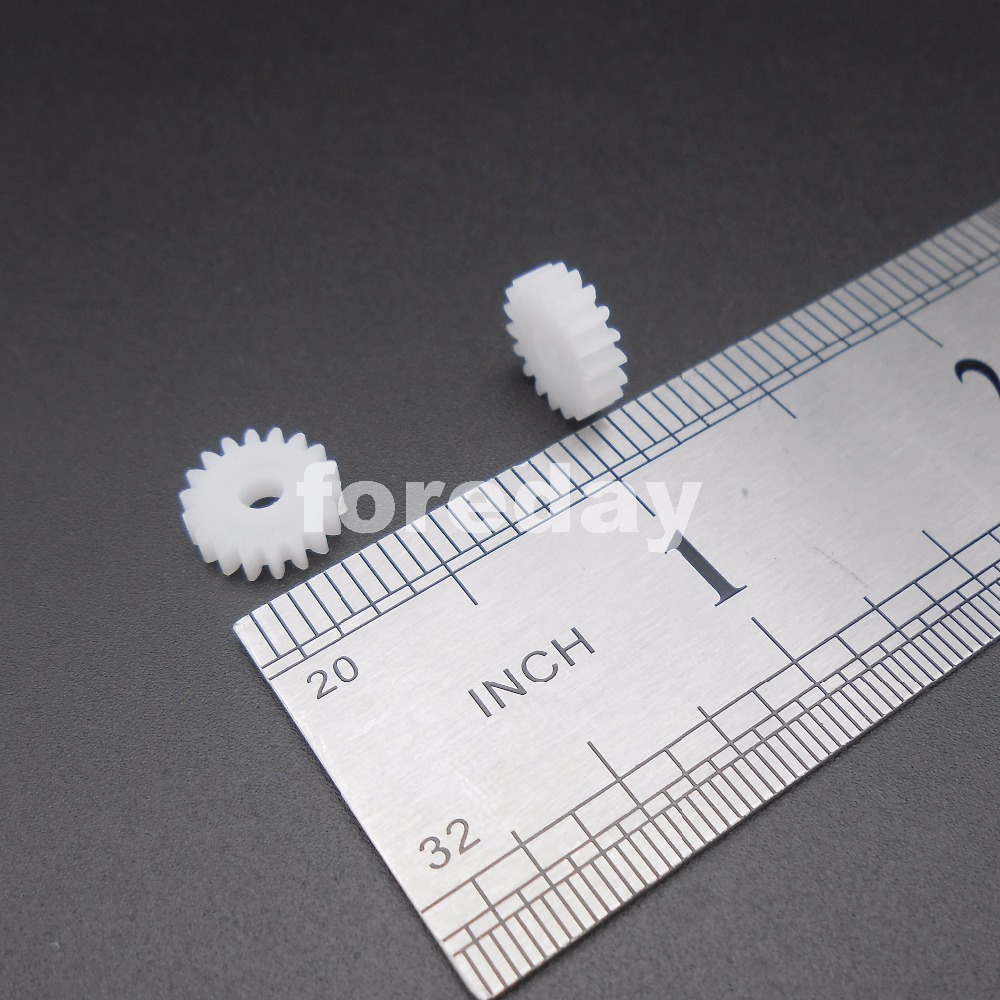 20PCS 18T Spur Gear 0.5 Modulus Model Accessories Plastic Teeth=18 Aperture: 3mm 2.95MM Tight distribution DIY GEARS *FD270X20