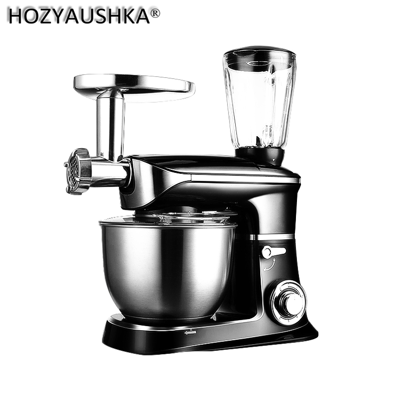 Electric mixer Food processor Dough kneading machine 6.5L 1000W eggs cake kitchen stand mixer food Cooking mixing beater