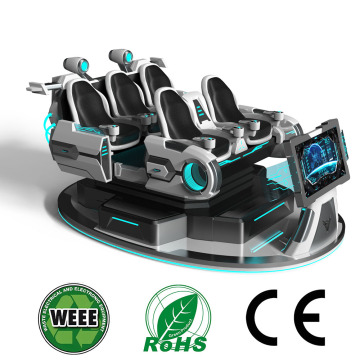9d Vr Motion Cinema Spaceship Simulate Driving 5 Seaters Virtual Reality Coin Operated Roller Coaster Ride Vr Theme Park Arcade