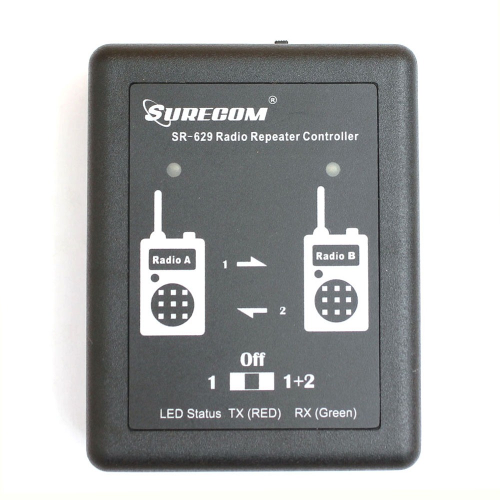 Surecom SR-629 Duplex Repeater Controller Cross Band SR629 for Walkie talkie Two Way Radio Relay Controller Relay Box