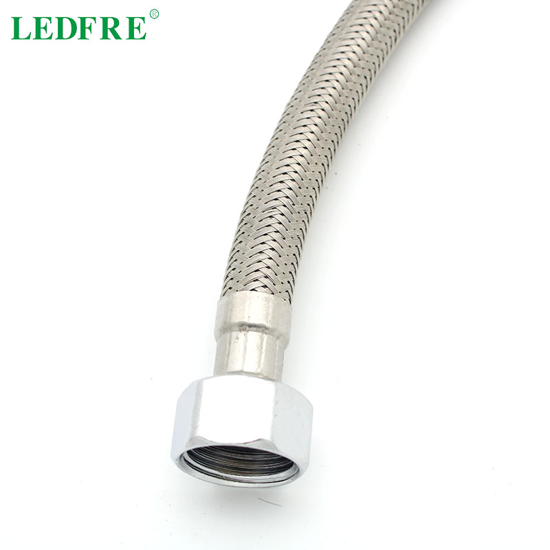 LEDFRE 304 Stainless Steel Basin&Toilet Water Plumbing Hose Bathroom EPDM Heater Flexible Connect Pipes Tube LF15001D