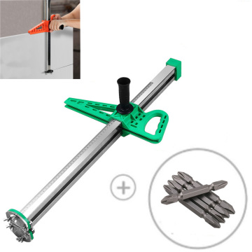 New gypsum board cutting artifact roller type push-type drywall cutting stainless steel woodworking cutting board tool