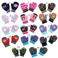 Baby Warm Gloves Toddler Kid Animal Cartoon Mittens Boys&Girls Full Finger Glove Anti-Scratch Winter Accessories