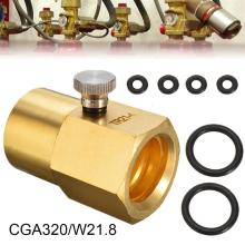 CGA320/W21.8 Soda Maker CO2 Cylinder Refill Adapter Connector Valve Tool Kit is a good replacement for the old and broken one.