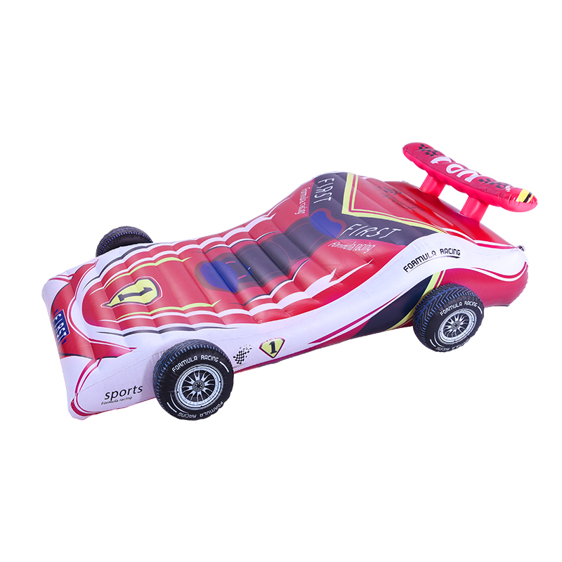 Red Racing Car Adult Inflatable Pool Float 3