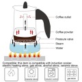 100ml/200ml/300ml/450ml Stainless Steel Coffee Brewer Kettle Pot Pro Barista Pot Portable Espresso Coffee Maker Moka Pot#2