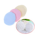 6Pcs Soft Cotton Absorbent Mom Mother Baby Breast Feeding Nursing Pads Bra Inserts Supplies Random color Reusable Washable