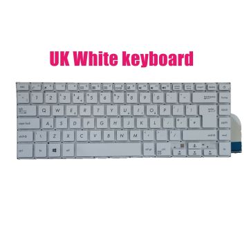UK White keyboard for Asus X505B X505BA X505BP F505BA F505BP 0KNB0-412AUK00
