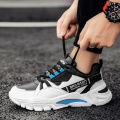 2021 new arrival sneakers men's comfortable sneakers leather platform fashion men's sneakers trendy trendy shoes color matching