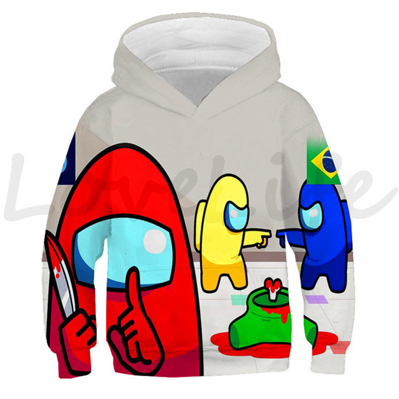 New Game Among Us Boys 3D Hoodies Kids Clothes Funny Game Among Us Hoodies Teen Girls Boys Sweatshirt Children Fashion Clothes