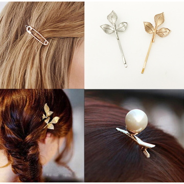 1pcs Cute Pearl Metal Women Hair Clip Bobby Pin Barrette Hairpin Hair Accessories Beauty Styling Tools Dropshipping New Arrival