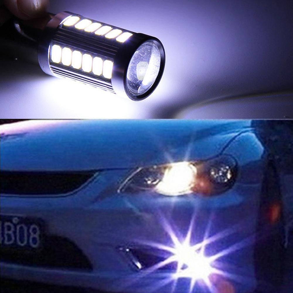 LED Car Rear Direction Indicator Lamp Auto Front Turn P21W Signals Turn Led Amber Yellow Lamp Light Brake Tail LED Light BA V4M6