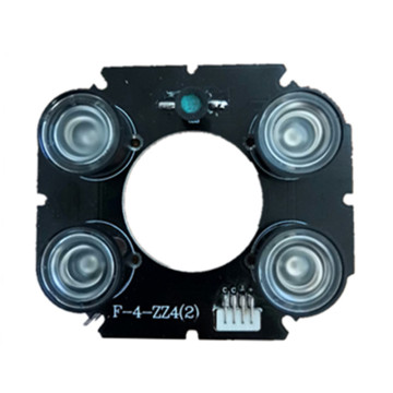 IR ILLUMINATOR INFRARED LIGHT BOARD CCTV IR CAMERA LIGHT BOARD 4PCS 42MIL HIGH POWER ARRAY IR LED WITH DRIVE BOARD