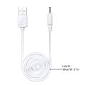 USB to DC 3.5V Charging Cable Replacement for Foreo Luna/Luna 2/Mini/Mini 2/Go/Luxe Facial Cleanser USB Charger Cord 100CM PXPA