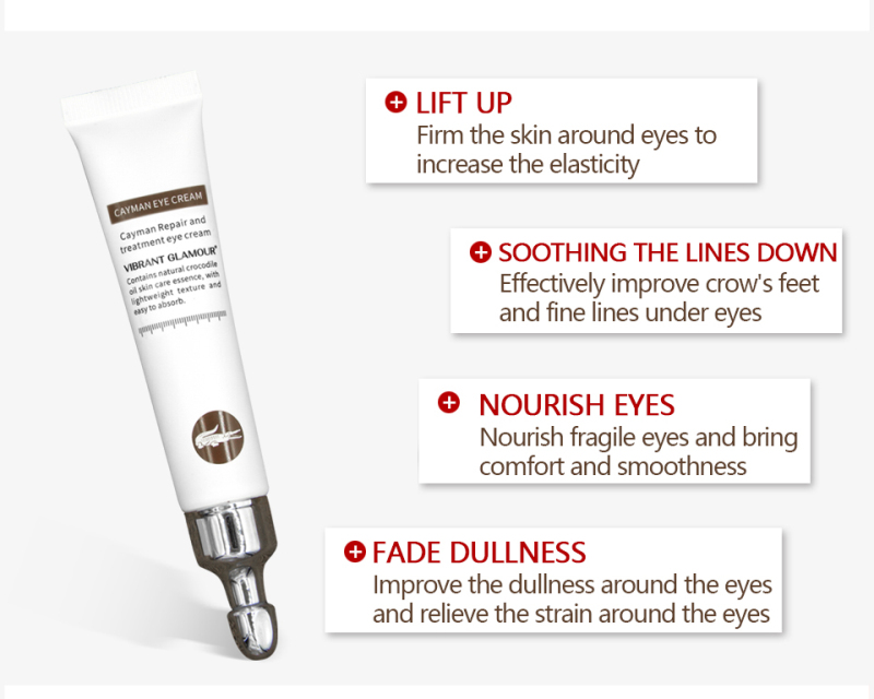 Hyaluronic Anti-wrinkle Age Eye Cream Crocodile Remover Dark Circles Against Acid Essence Moisturizing Firming Eye Serum TSLM2