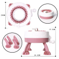 Kids Knitting Machine Toy DIY Hand Sewing Machine For Hats Scarves And Socks Developing Creativity Christmas New Year Gift SD