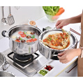 Double Boiler Steamer Pot 26-34CM Stainless Steel Pot Thicken Stew Pot Induction Cooker kitchen Cookware Soup Pot Casserole