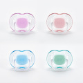 1pcs Baby Silicone Pacifier Soothing Infants Bite Chew Supplies Newborn Comfort Appease Nipple Flat Teat Pacifiers