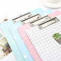 Kawaii Cactus A4 A5 Clipboard Wood Cute Writing Pad Exam Clip Board Office School Supply Thing Item Folder Paper Desk Women Girl