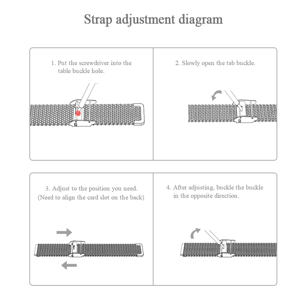 Wristbands Strap For Xiaomi Mi Band 3 4 5 Wrist Metal Bracelet Screwless Stainless Steel MIband for xiaomi mi Band 4 3 5 Strap