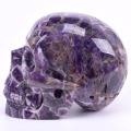 1000g Natural Crystal Craft Home Decorative Dreamy Amethyst Crystal Skull Head
