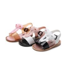 Mini Melissa Bow Shoes 2020 New Summer Girls Jelly Shoe Girl Non-slip Kids Beach Sandal Toddler Sandals Princess SH19030