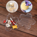1Pcs Flower Shape DIY Clear Plastic Bath Bomb Mould Creative Mold DIY Bathing Tool Accessories