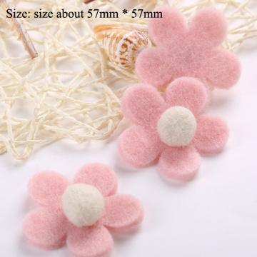 1pcs/lot Wool for felting accessories Mobile phone accessorie flower jewelry, crafts, brooches, clothing accessories wind chimes