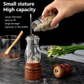 8 inch Manual Pepper Grinder Wood Sea Salt Pepper Spice Grinder Handheld Pepper Mills Home Household Restaurant Kitchen Tools