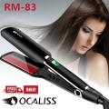 Ocaliss 83 Professional Titanium Hair Straighteners Adjustable Temperature with Digital LCD Display 100-240V 30's Heat Up