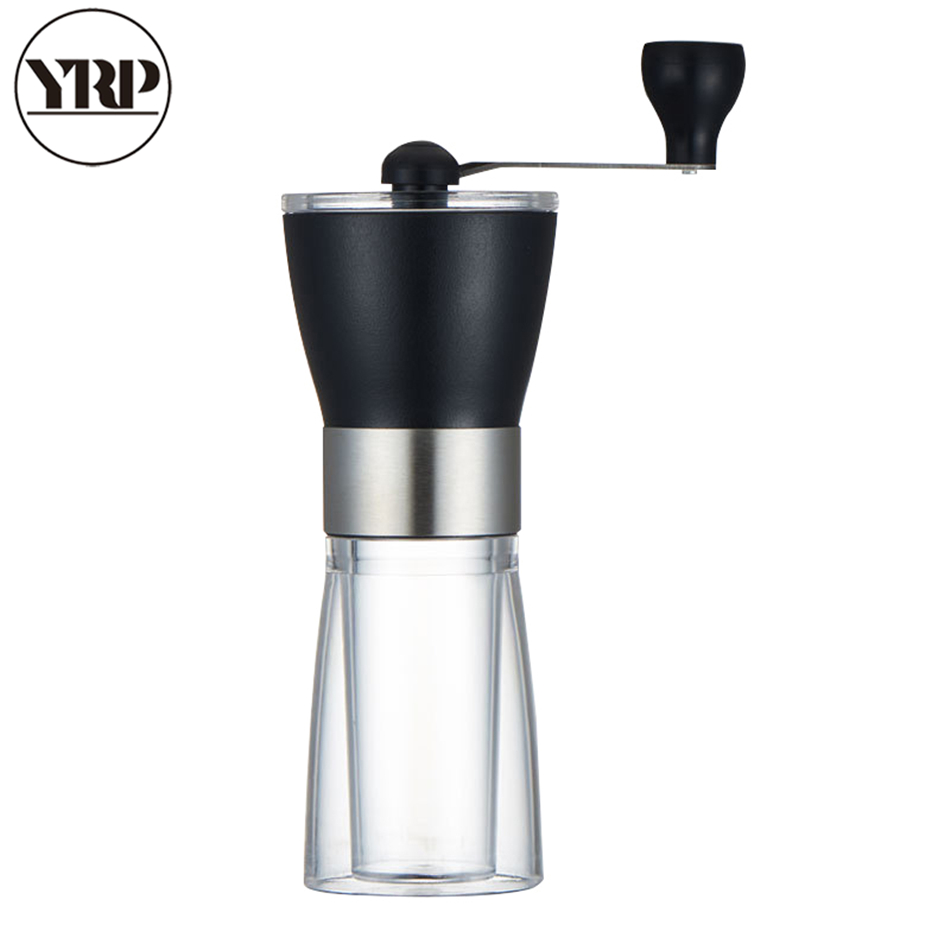 Coffee Grinder portable Manual Ceramic core Glass Coffee Beans Grinders Mill For Barista Tools espresso manual coffee grinder