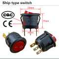 Electric boiler heat preservation switch boat type switch KCD1 round heat preservation switch pure copper 3 feet