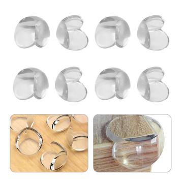 8pcs/lot Transparent Anti-collision Corner Baby Safety Protection PVC Child Safety Protection Thickened Spherical Corner Guards