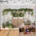 Mocsicka Spring Flowers Cake Smash Photography Backdrops Children 1st Birthday Photographic Studio Photo Backgrounds Props