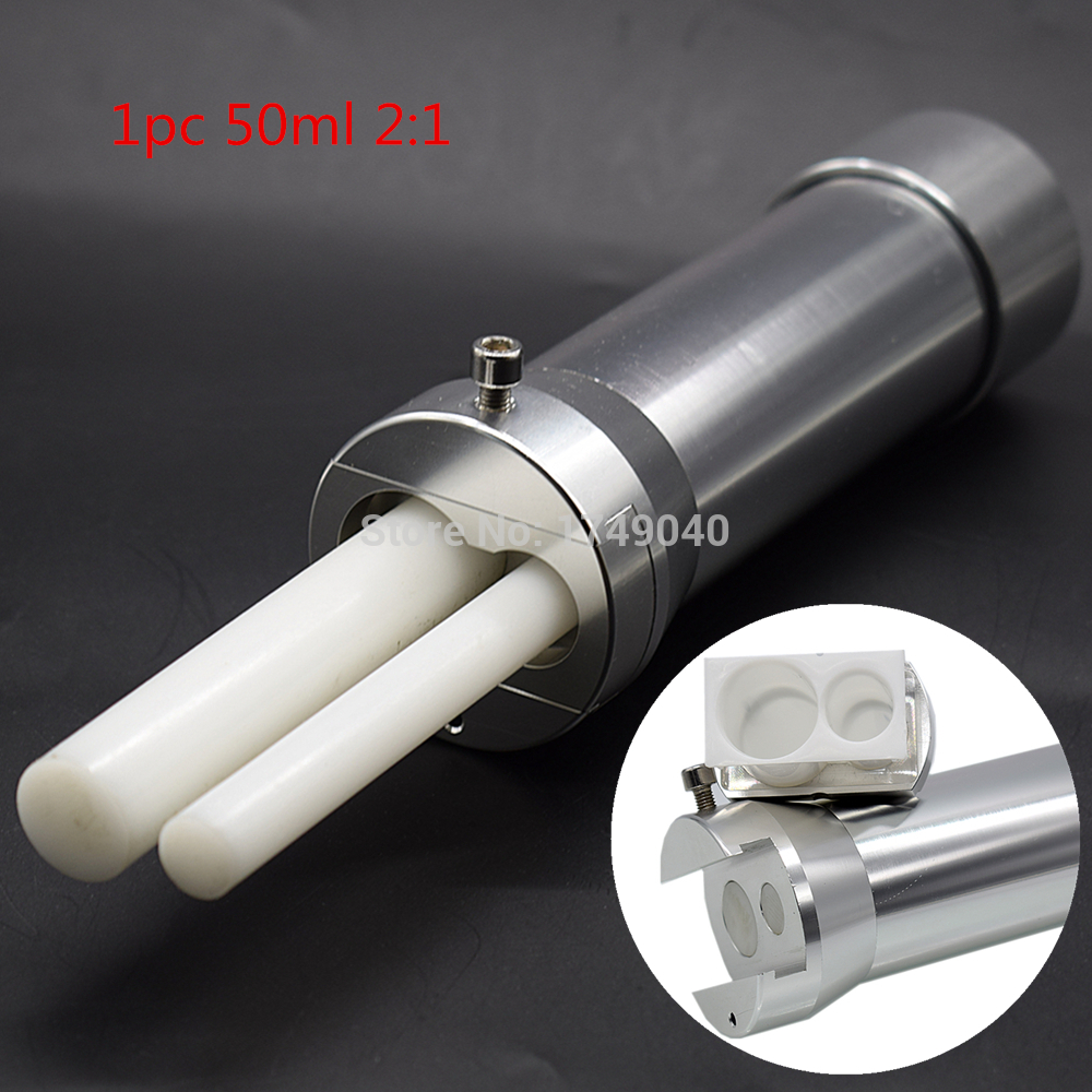 Pneumatic Glue Gun 50ml Two Component AB Epoxy Sealant Glue Gun Applicator 1:1 2:1 10:1 Glue Adhensive Caulking Gun Dispenser