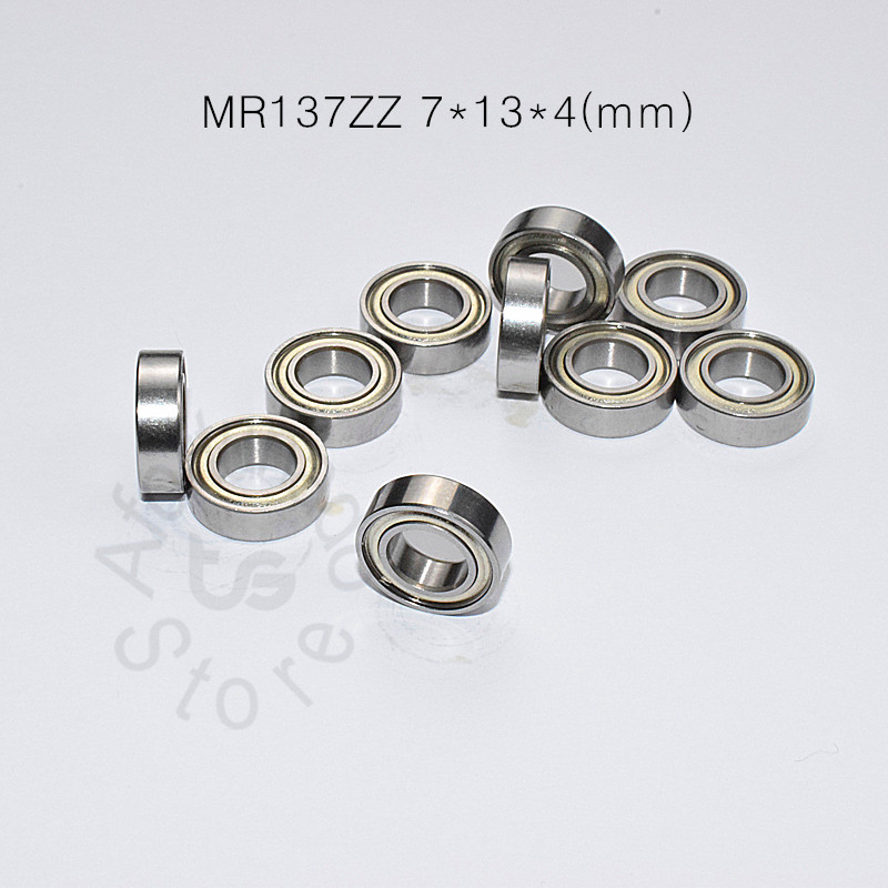 MR137ZZ 7*13*4(mm) 10piecesfree shipping bearing ABEC-5 Metal Sealed Miniature Mini Bearing MR137 MR137ZZ chrome steel bearing