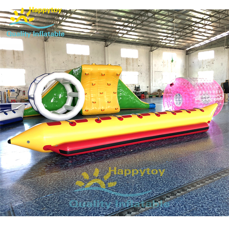 8 person Inflatable fly fish water sports Commercial Inflatable Banana Boat Towable Tube For Skiing On Water