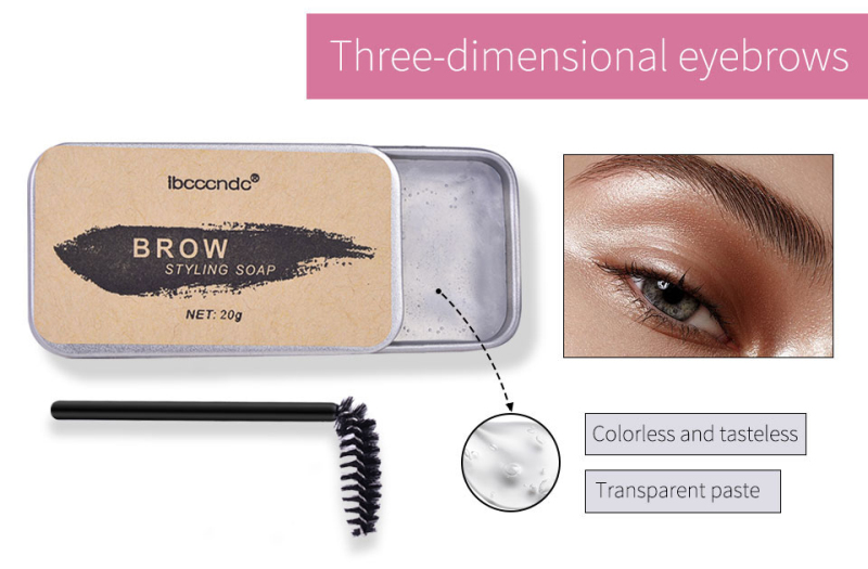 ibcccndc 3D Brows Makeup Balm Styling Brows Soap Lasting Eyebrow cream Setting Gel Waterproof Eyebrow Tint Cosmetics TSLM1