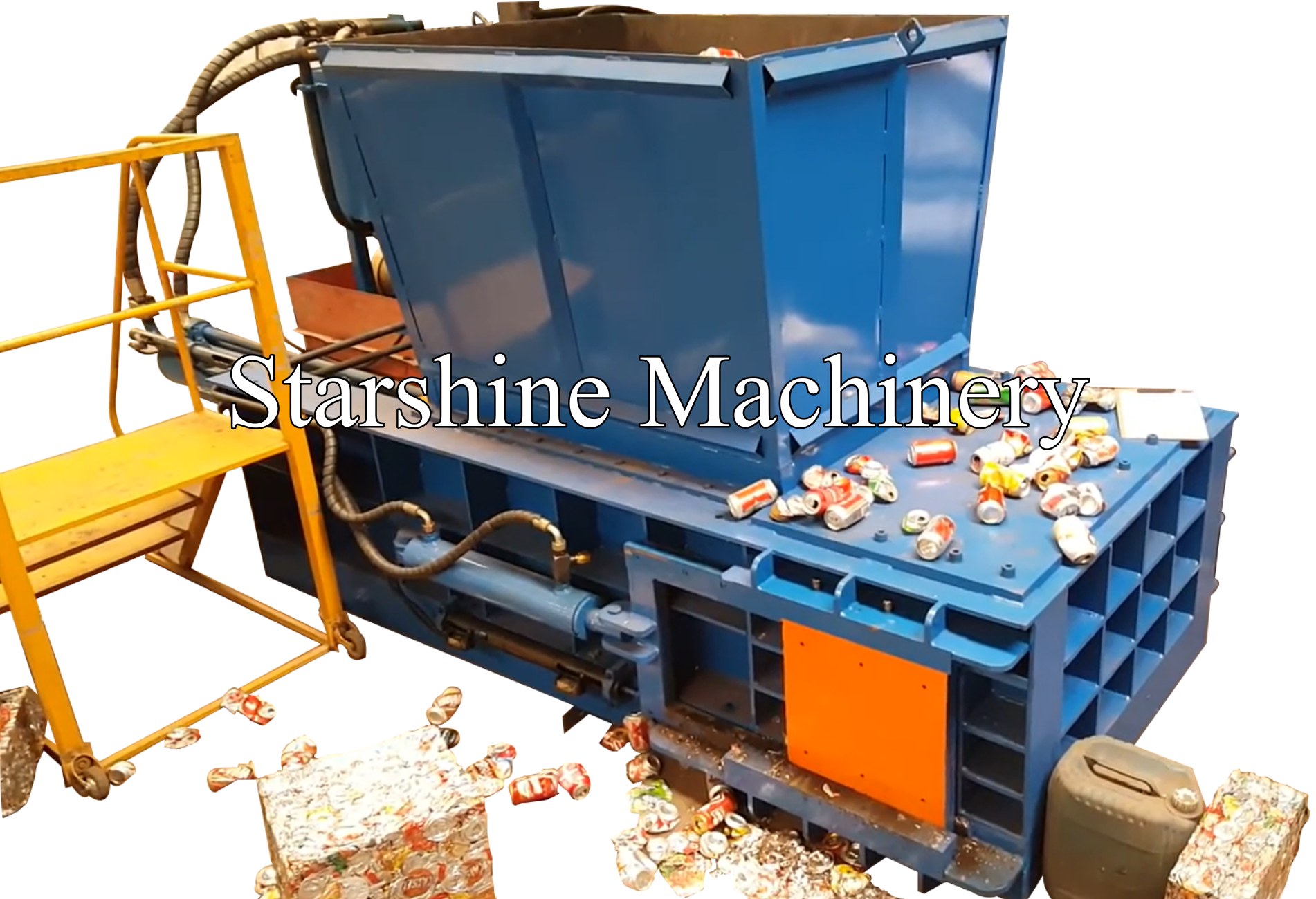 aluminum cans baler