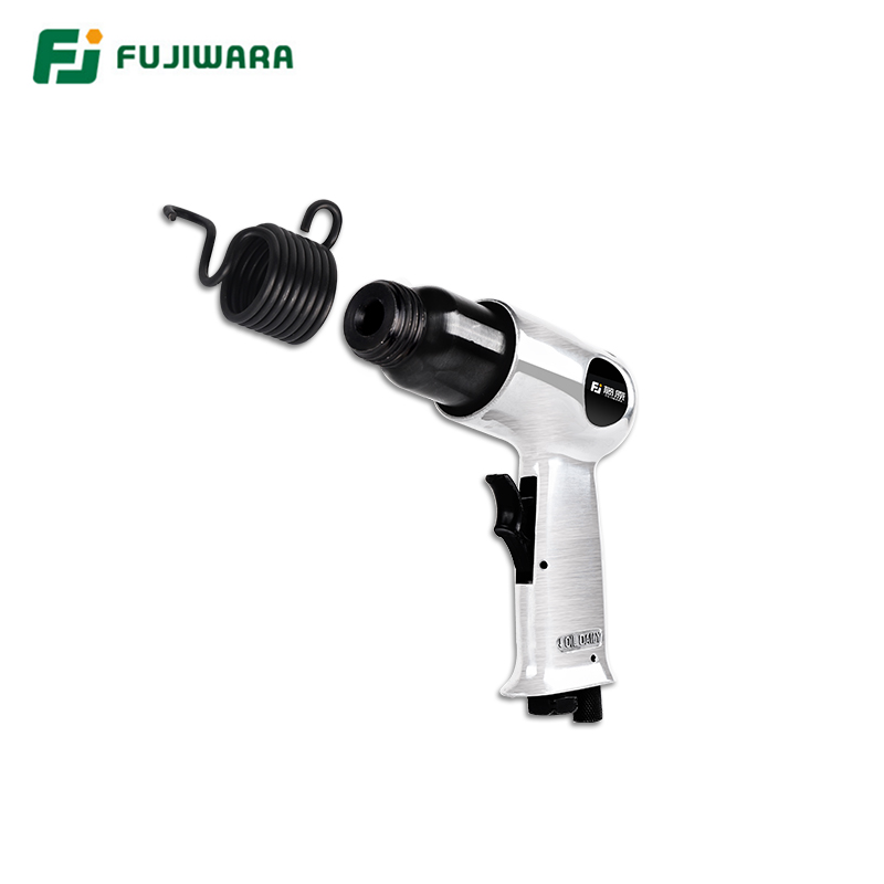 FUJIWARA 4pcs Pneumatic Tool Set, Air Shovel, 900N.M Torque Wrench, 68N.M Ratchet Wrench, Pneumatic Grinding Machine Air Hammer